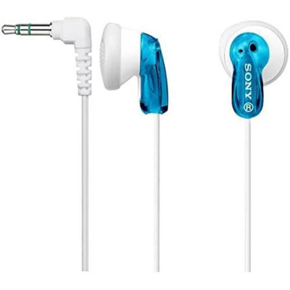 SONY Headphones Wired Earbuds Blue Fashion In-ear Earphones MDR-E9LP/BLU NIP